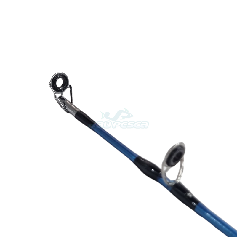 Kit Vara de Pesca 1,65m 30lbs + Carretilha Montana DS Esquerda + Linha Multi