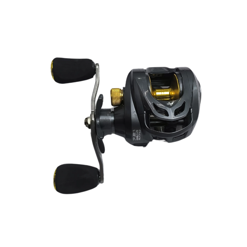 Carretilha M21 PRO Graphite 9kg Gold Esquerda