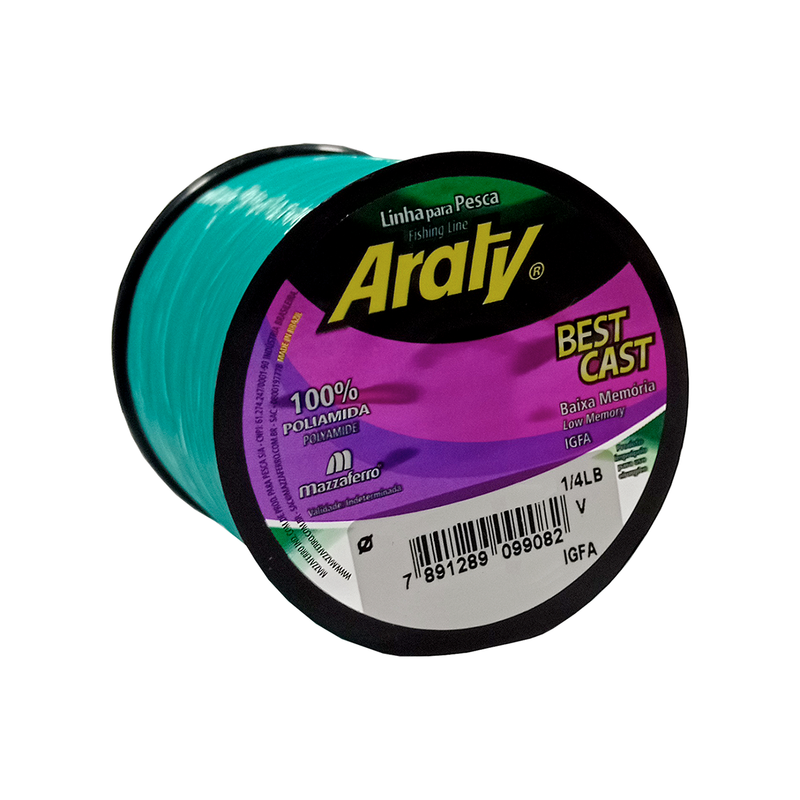 Linha Mono Araty Best Cast 115g 0,30mm Verde - Mazzaferro