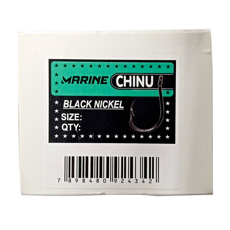 Caixa de Anzol Chinu Black Nickel n6 Marine Sports