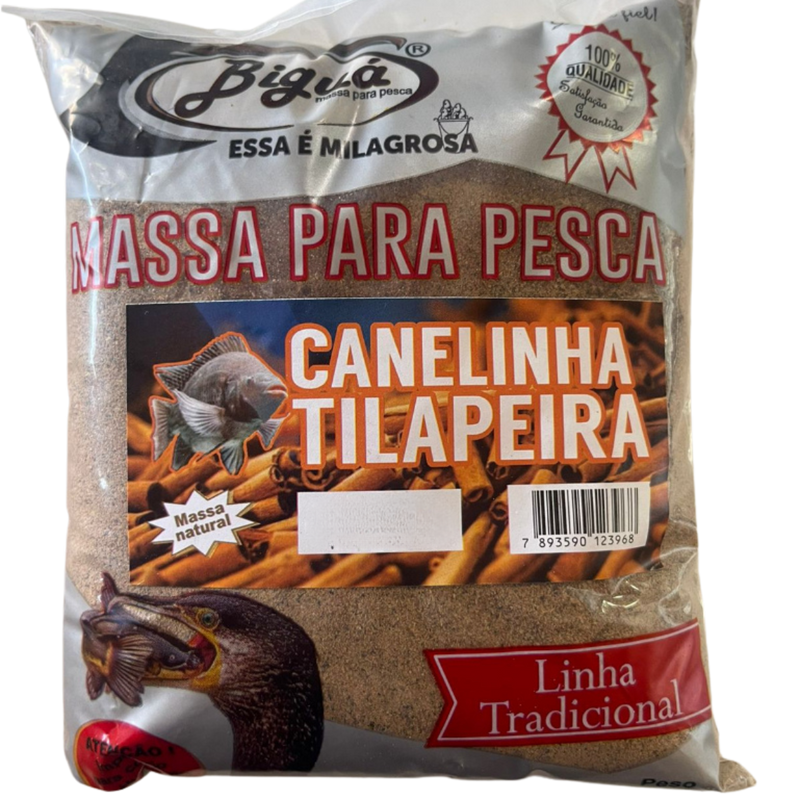 Massa Pesca 500g Canelinha Riplapeira Marrom Bigua