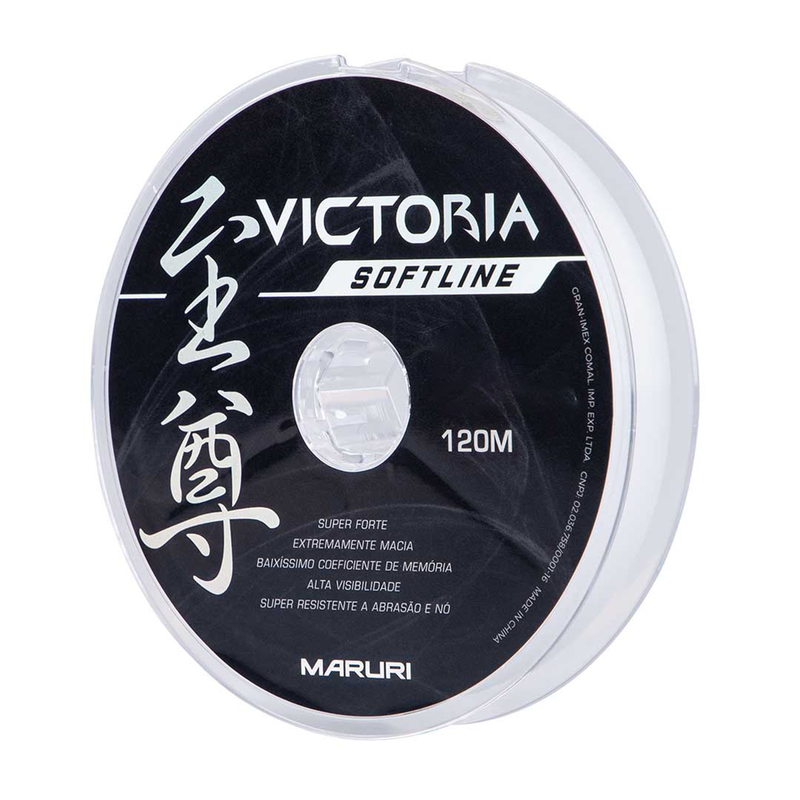 Linha Mono Victoria Softline 120m 0,35mm Branca Maruri