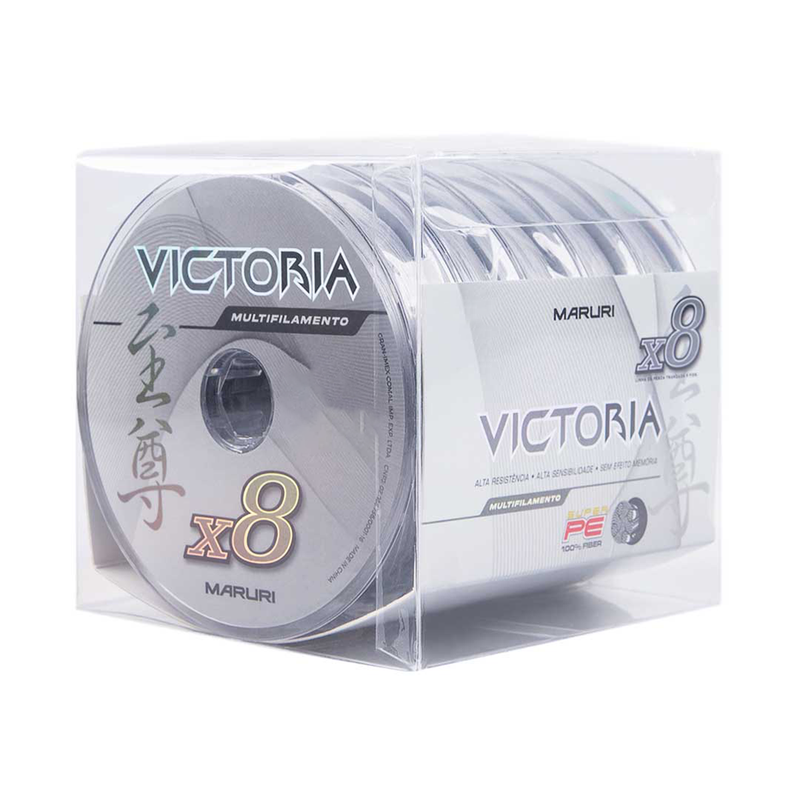 Linha Multi VICTORIA 8X - 100m 0,45mm Cinza Maruri