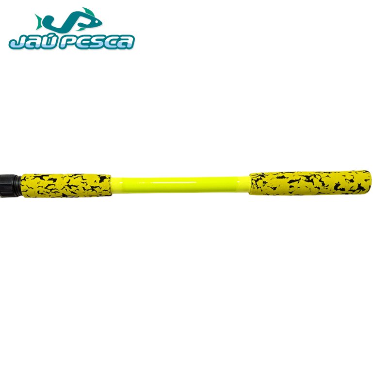 Vara Molinete JP Tamba 2,40m 40lbs Amarelo 2 Part Jaú Pesca