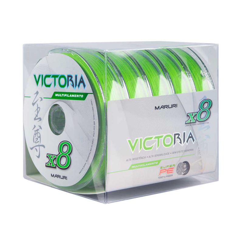 Linha Multi VICTORIA 8X - 100m 0,40mm Verde Maruri