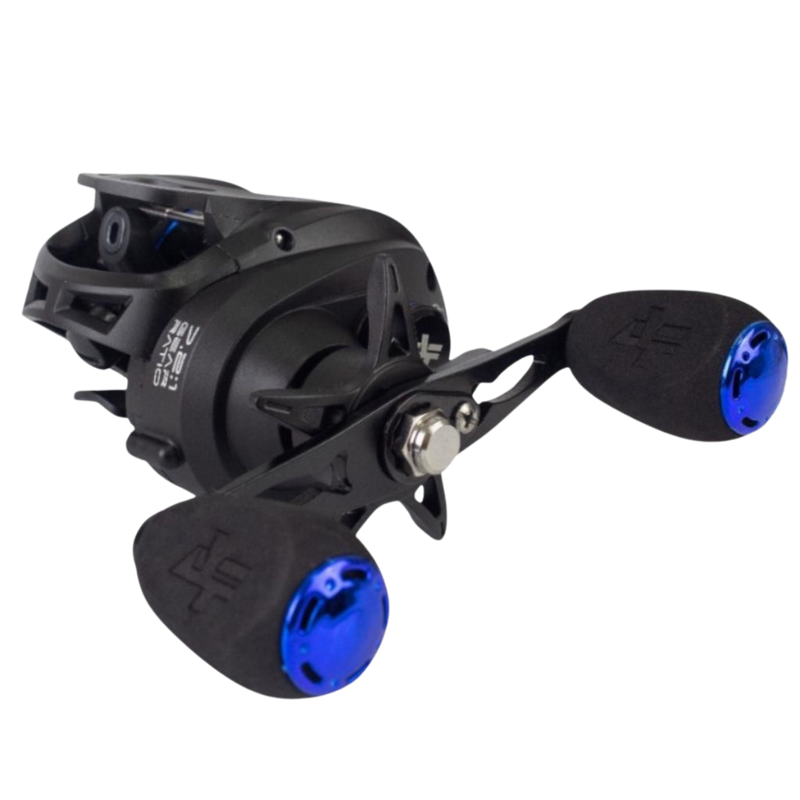 Carretilha Albatroz M21 Pro Black Blue Direita 6 Rolamentos