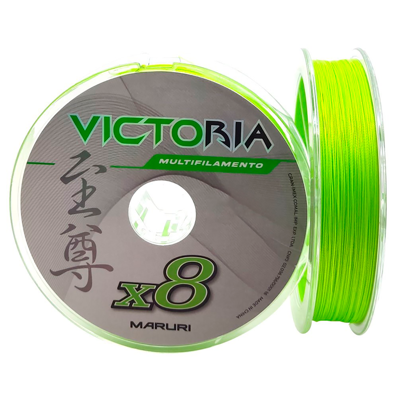 Linha Multi VICTORIA 8X - 100m 0,34mm Verde Maruri