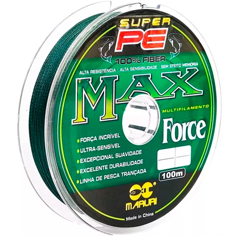 Linha Multilamento Super PE Max Force 100m 0,80mm Maruri