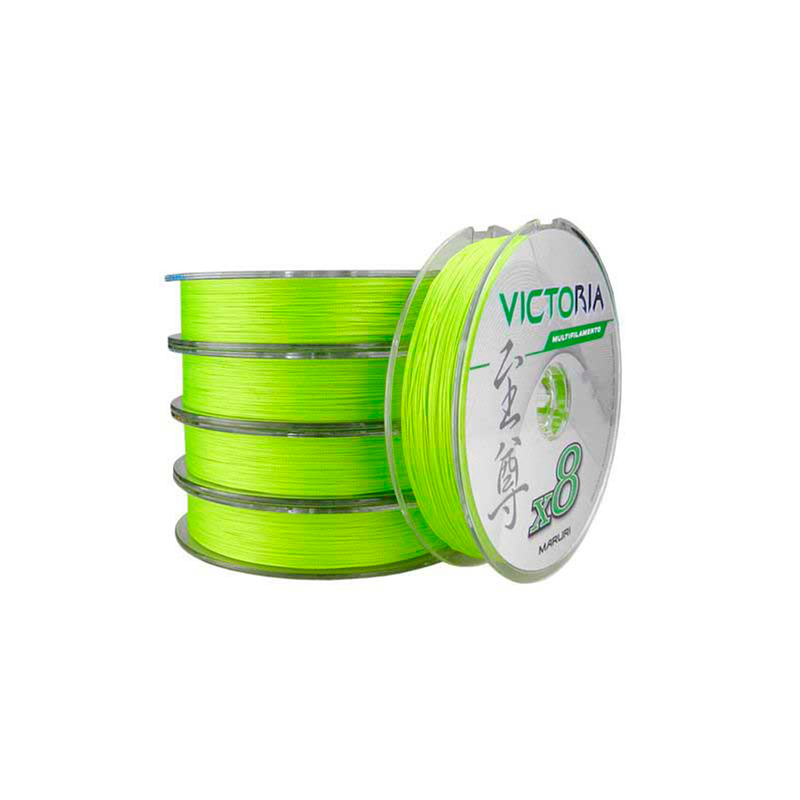 Linha Multi VICTORIA 8X - 100m 0,18mm Verde Maruri