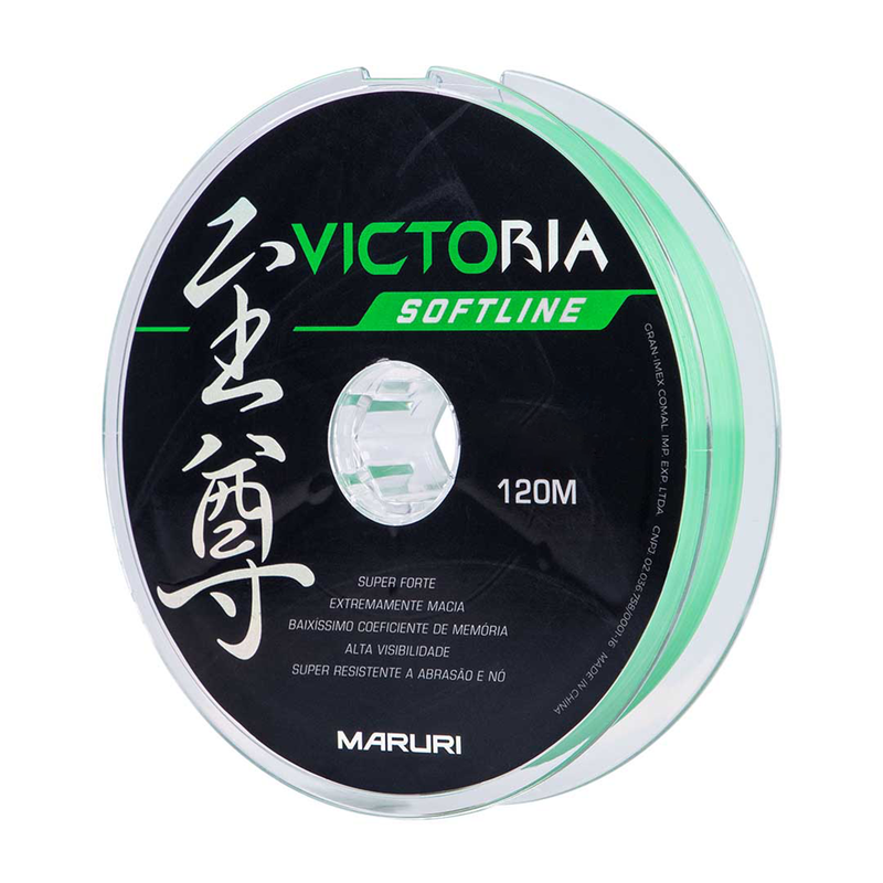 Linha Mono Victoria Softline 120m 0,33mm Verde Maruri