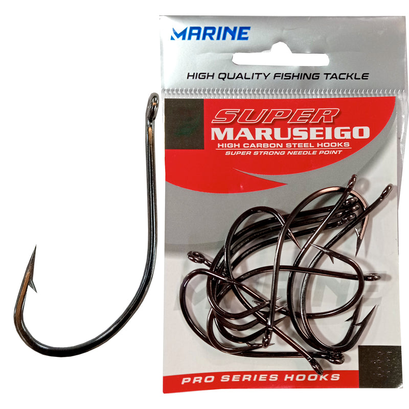 Cartela de Anzol Super Maruseigo Blacknickel n30 Marine