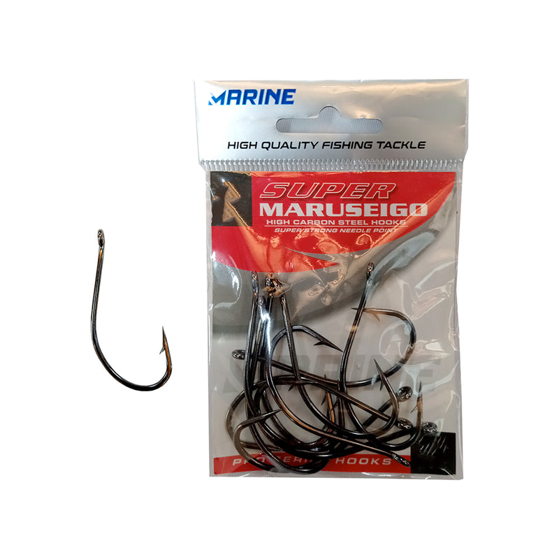 Cartela de Anzol Super Maruseigo Blacknickel n30 Marine