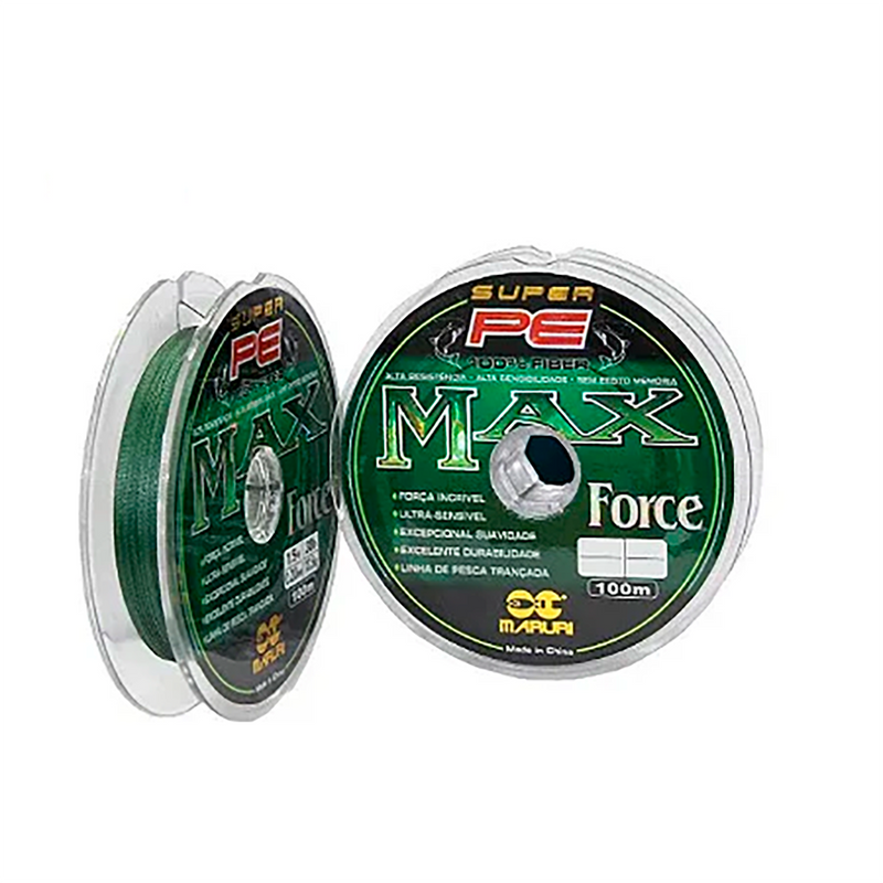 Linha Multilamento Super PE Max Force 100m 0,80mm Maruri