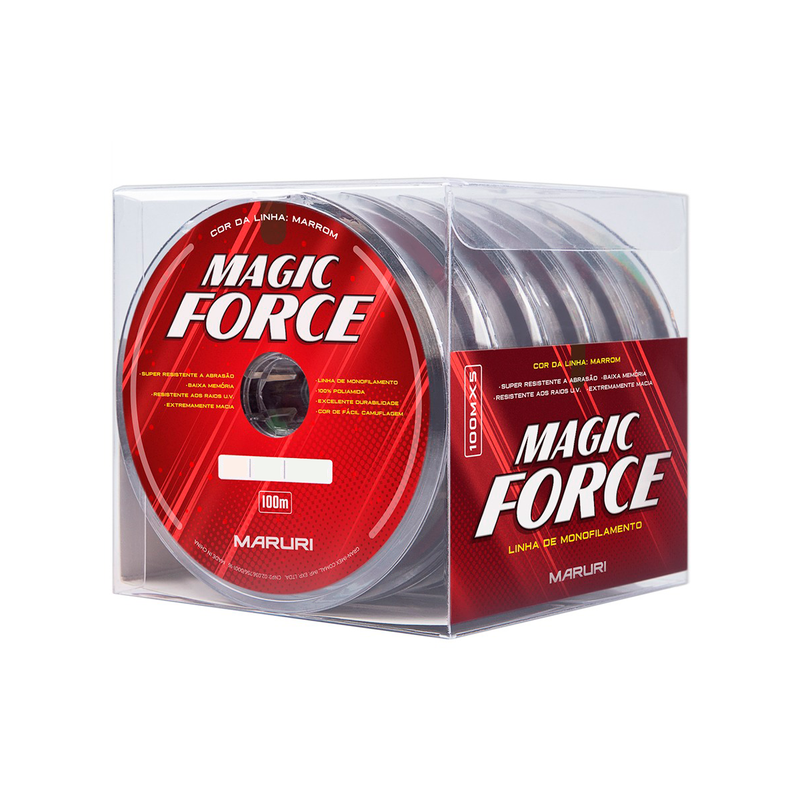 Linha Mono MAGIC FORCE 0,23 mm 100 mts MARURI