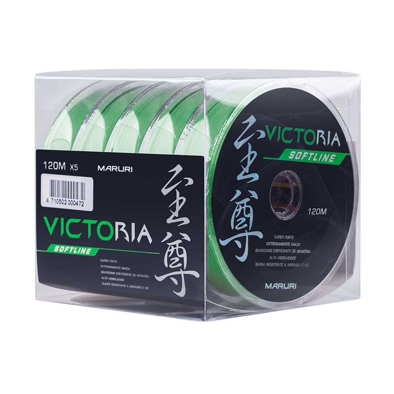 Linha Mono Victoria Softline 120m 0,33mm Verde Maruri