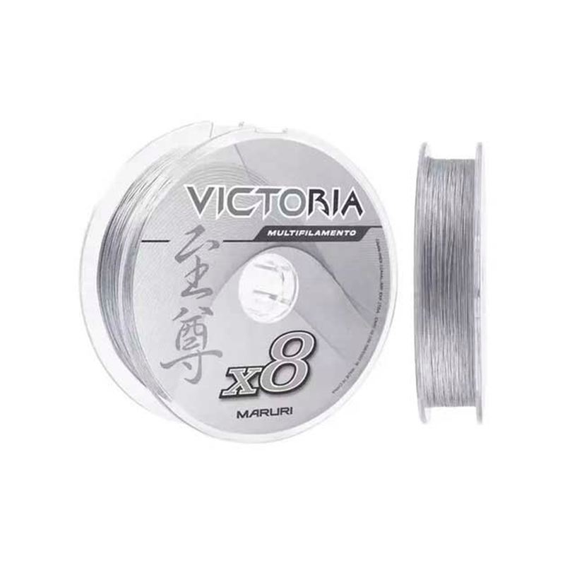 Linha Multi VICTORIA 8X - 100m 0,20mm Cinza Maruri