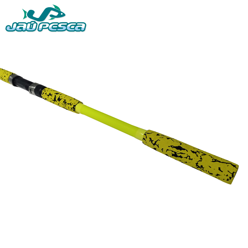 Vara Molinete JP Tamba 2,10m 40lbs Amarelo 2 Part Jaú Pesca