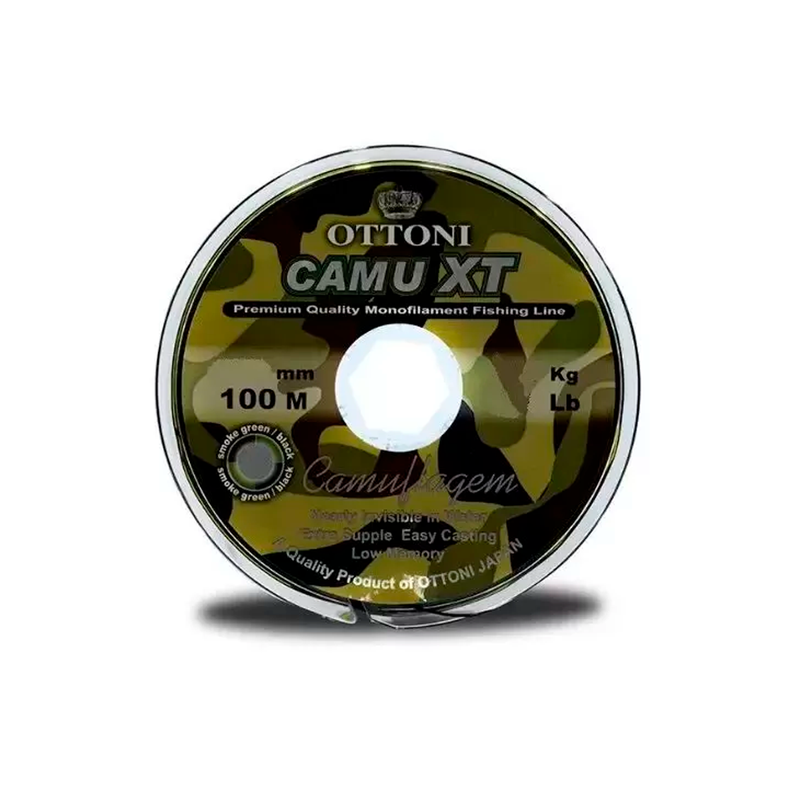 Linha Mono CAMU XT 0,45 mm 100 mts - Ottoni