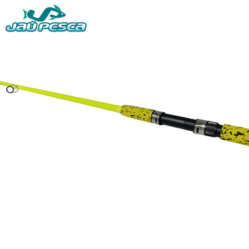 Vara Molinete JP Tamba 2,10m 40lbs Amarelo 2 Part Jaú Pesca